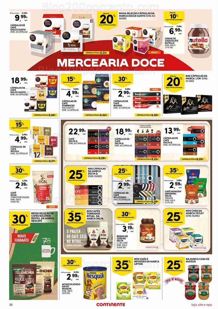 Antevisão Folheto CONTINENTE Promoções de 22 a 28 agosto