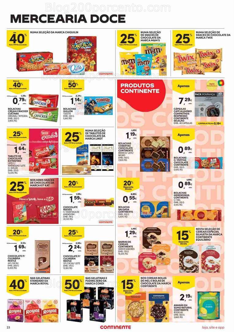 Antevisão Folheto CONTINENTE Promoções de 22 a 28 agosto