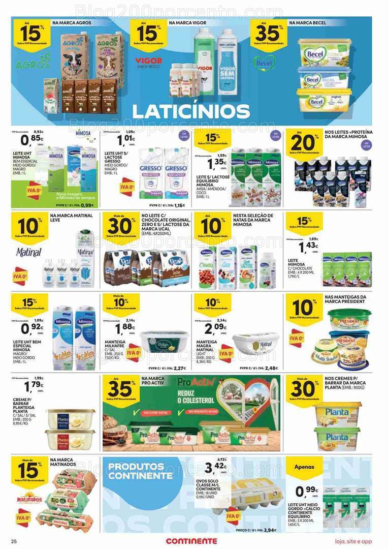 Antevisão Folheto CONTINENTE Promoções de 22 a 28 agosto