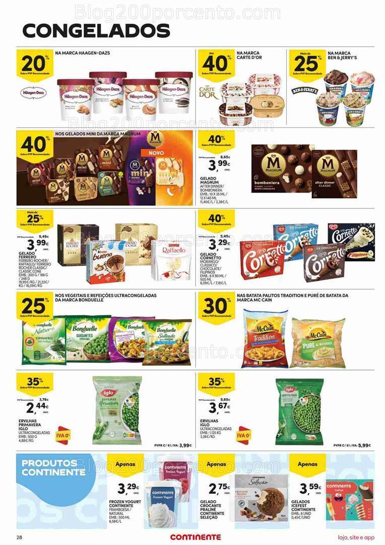 Antevisão Folheto CONTINENTE Promoções de 22 a 28 agosto