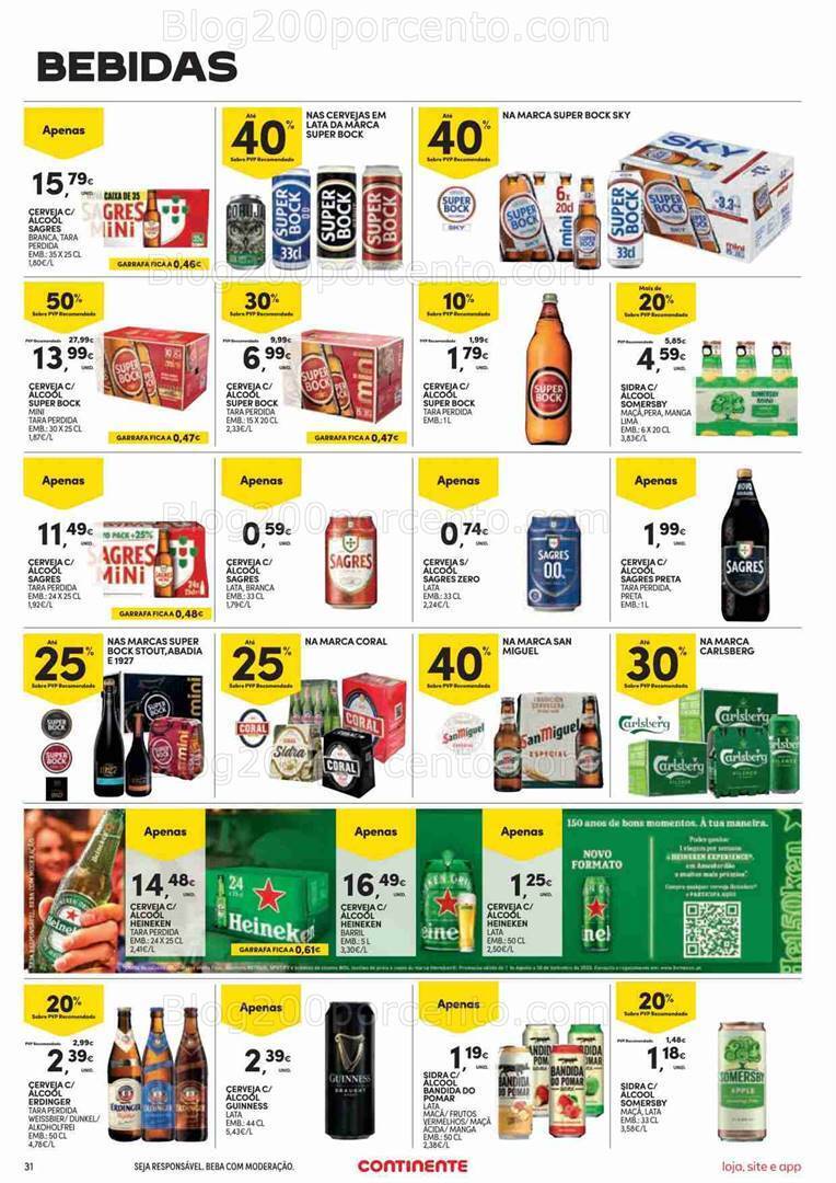 Antevisão Folheto CONTINENTE Promoções de 22 a 28 agosto