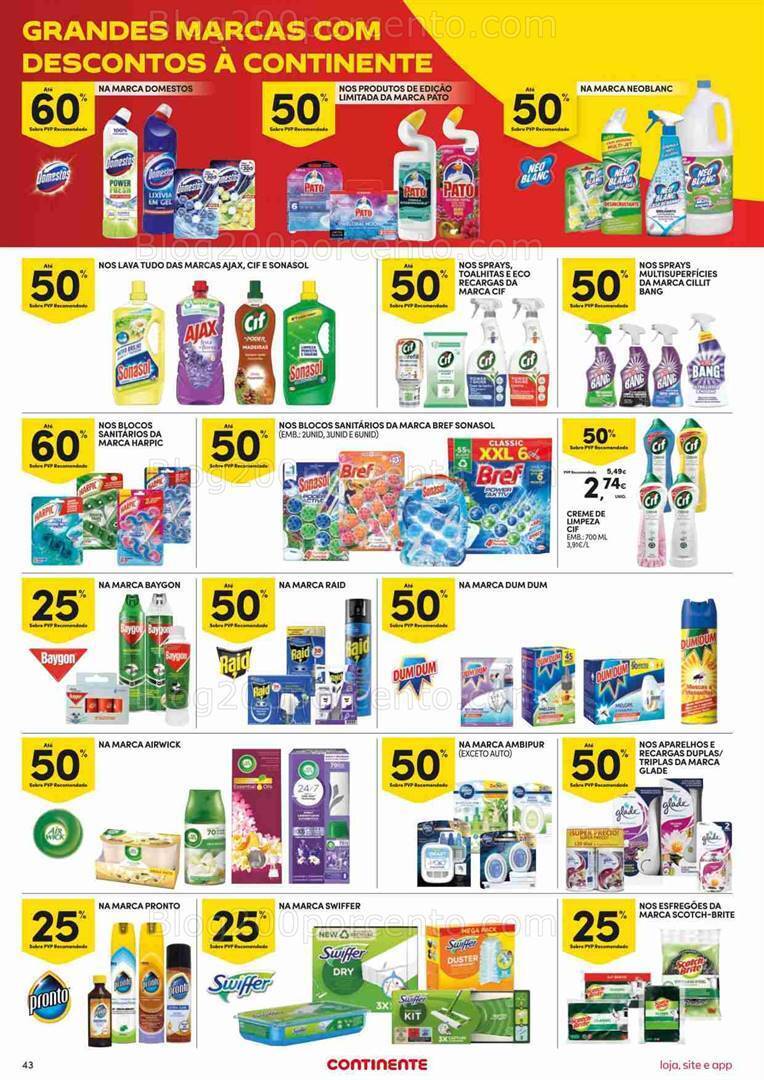 Antevisão Folheto CONTINENTE Promoções de 22 a 28 agosto
