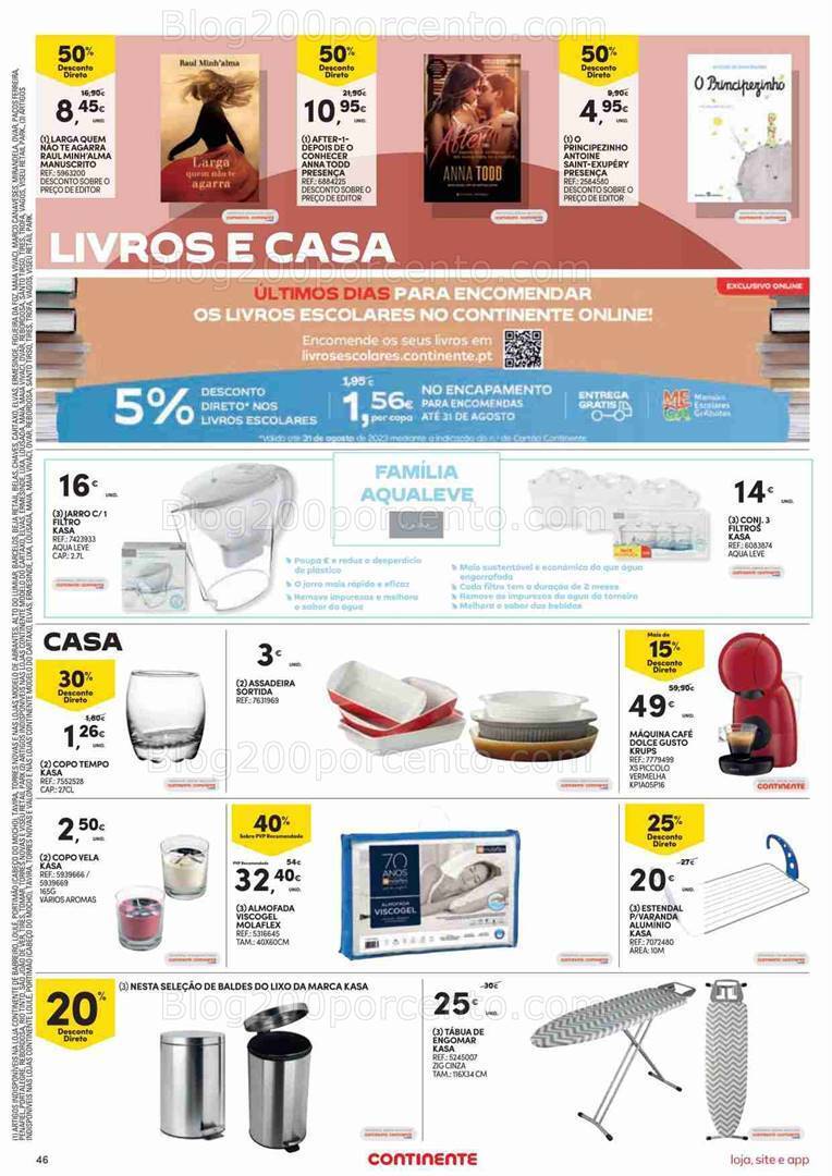 Antevisão Folheto CONTINENTE Promoções de 22 a 28 agosto
