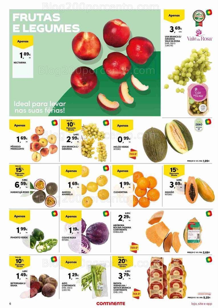 Antevisão Folheto CONTINENTE Promoções de 22 a 28 agosto