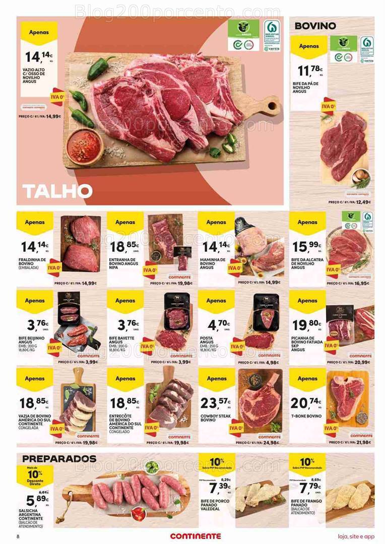 Antevisão Folheto CONTINENTE Promoções de 22 a 28 agosto