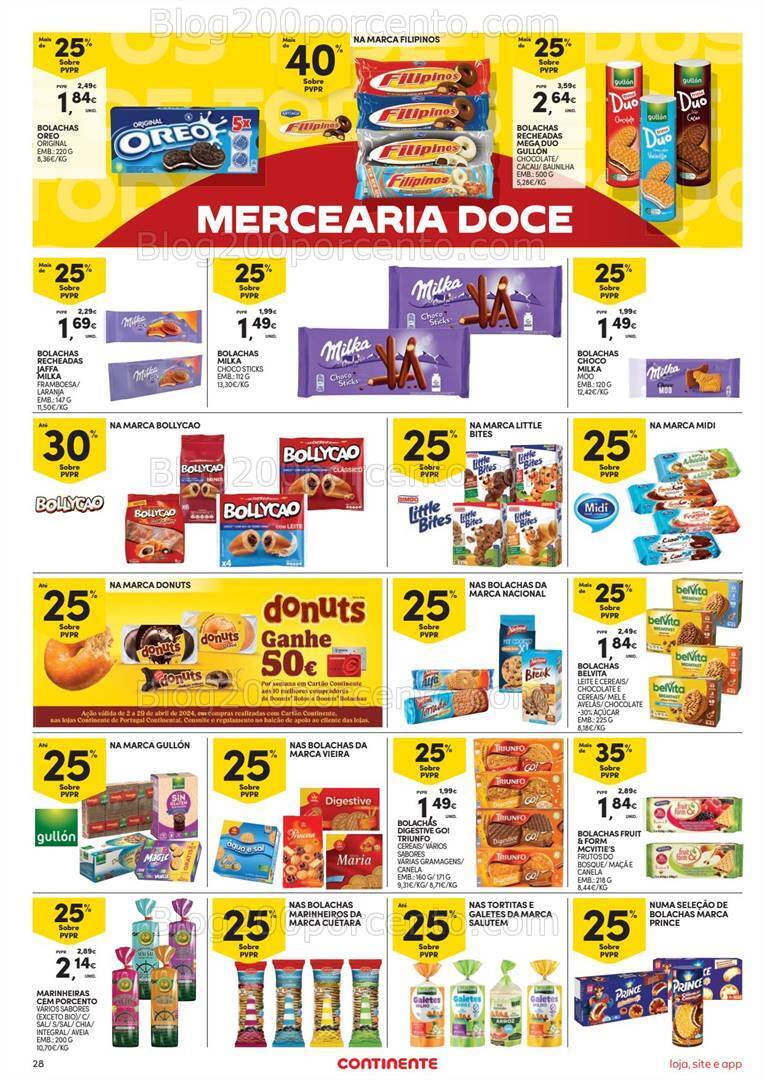 Antevisão Folheto CONTINENTE Promoções de 23 a 29 abril