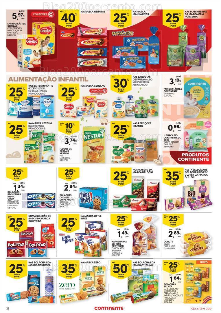 Antevisão Folheto CONTINENTE Promoções de 23 a 29 janeiro