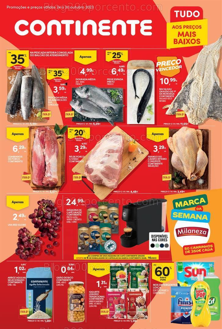 Antevisão Folheto CONTINENTE Promoções de 24 a 30 outubro