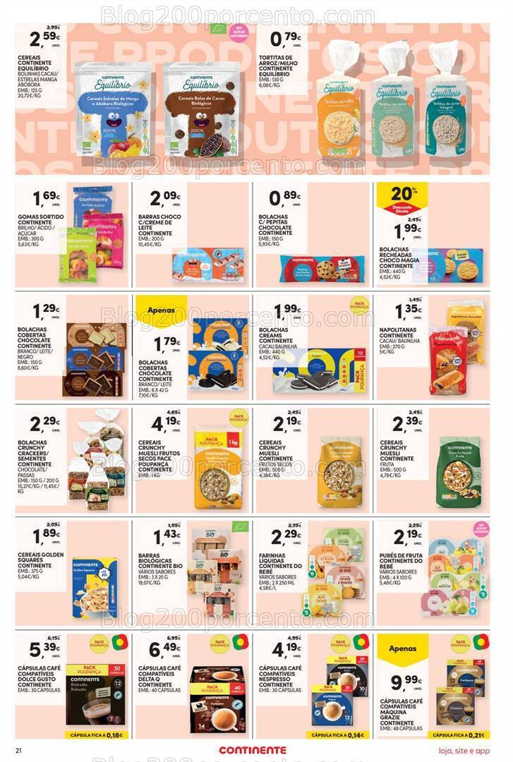Antevisão Folheto CONTINENTE Promoções de 24 a 30 outubro