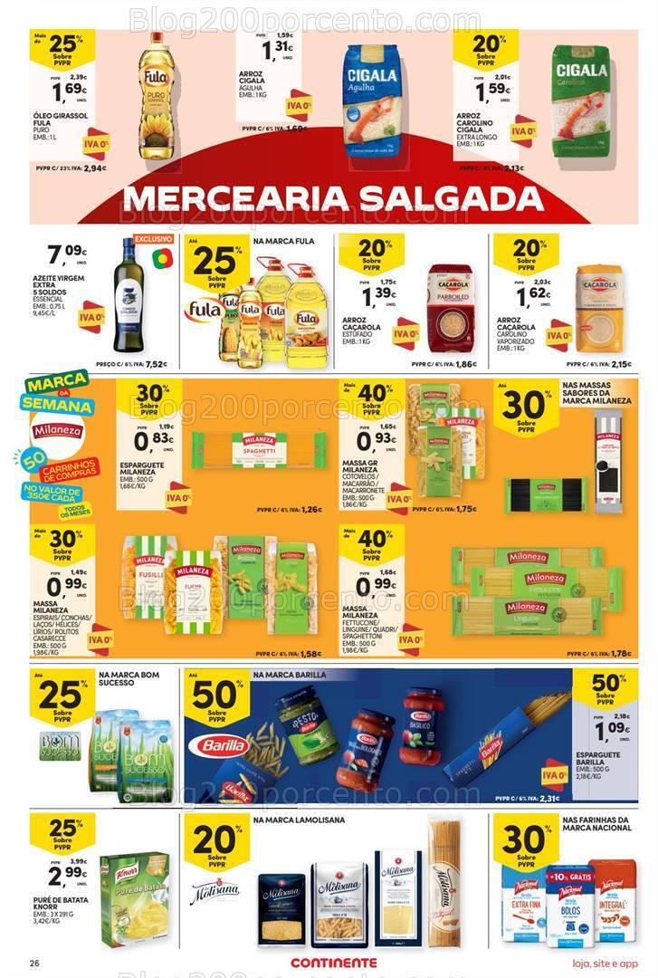 Antevisão Folheto CONTINENTE Promoções de 24 a 30 outubro