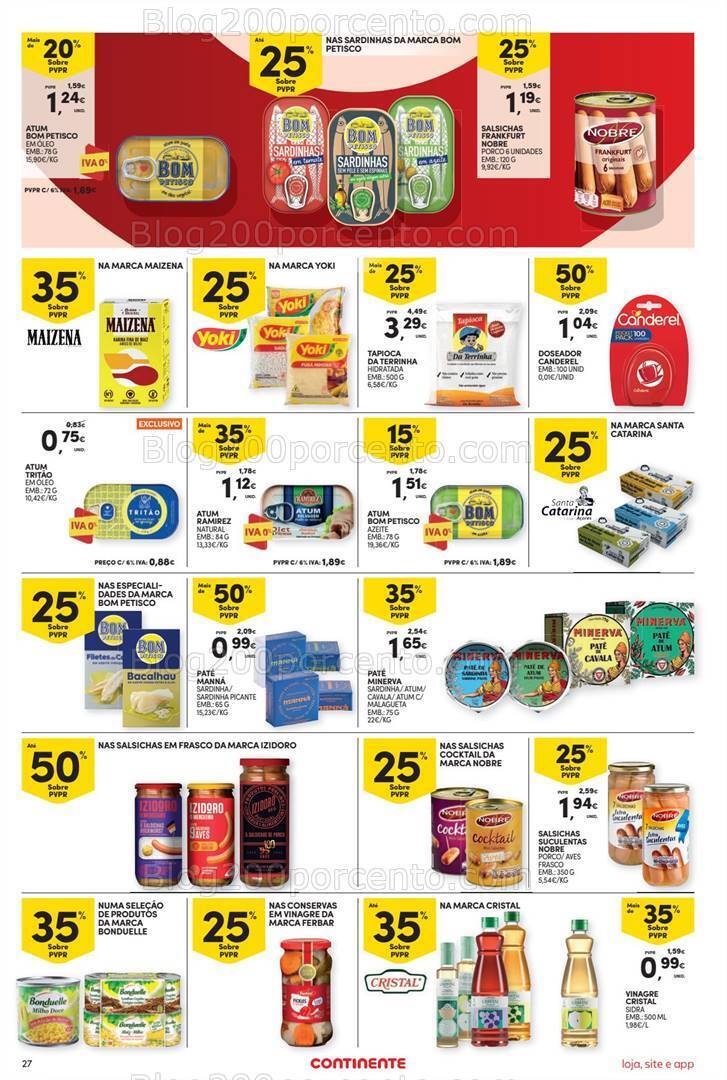 Antevisão Folheto CONTINENTE Promoções de 24 a 30 outubro