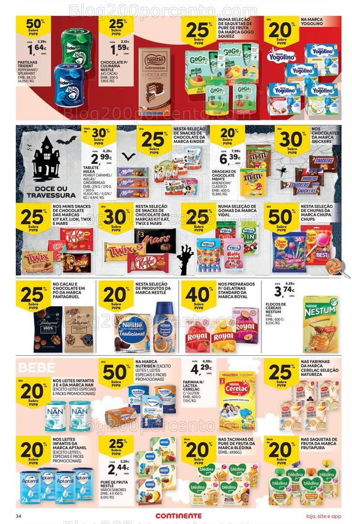 Antevisão Folheto CONTINENTE Promoções de 24 a 30 outubro