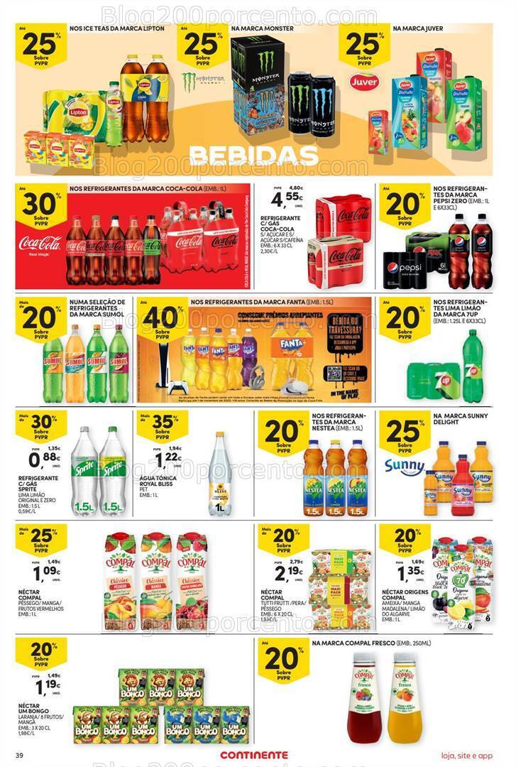 Antevisão Folheto CONTINENTE Promoções de 24 a 30 outubro