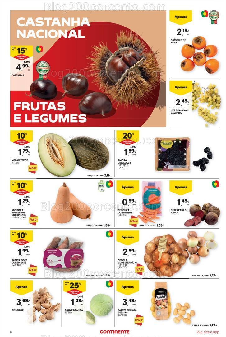 Antevisão Folheto CONTINENTE Promoções de 24 a 30 outubro