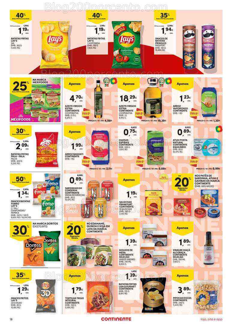 Antevisão Folheto CONTINENTE Promoções de 25 a 31 julho