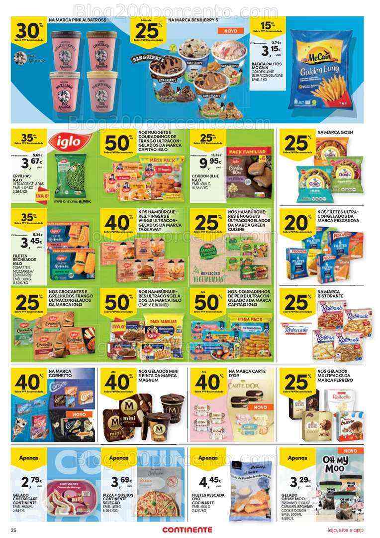 Antevisão Folheto CONTINENTE Promoções de 25 a 31 julho