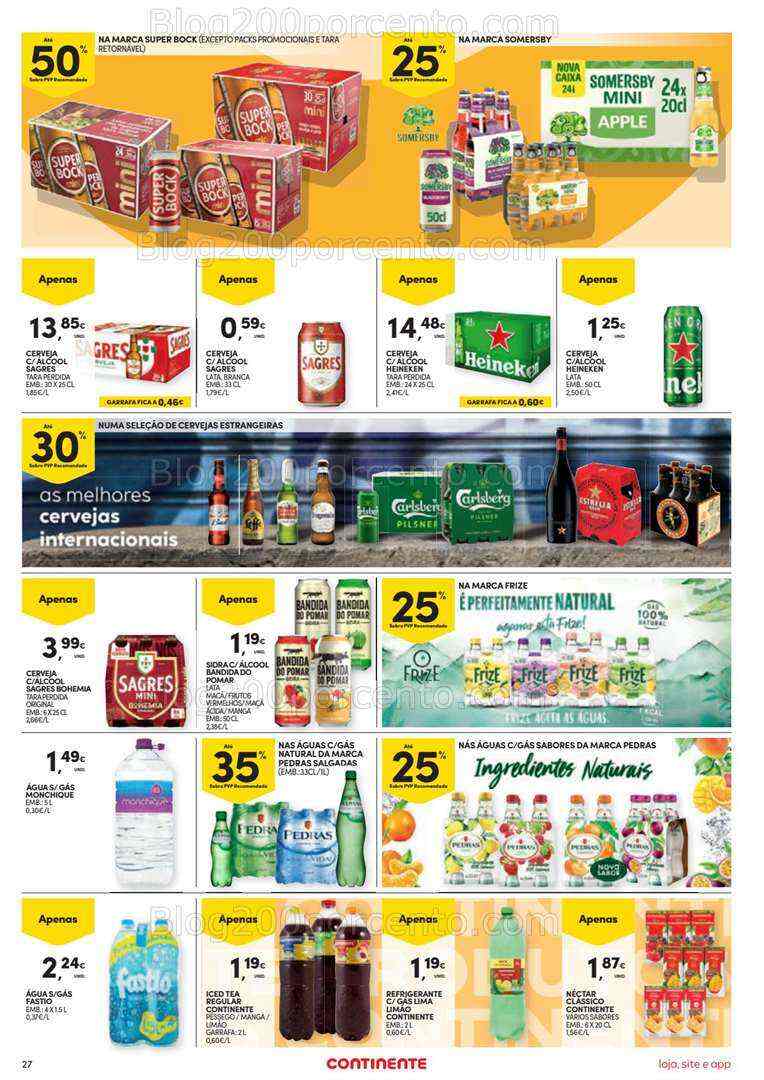 Antevisão Folheto CONTINENTE Promoções de 25 a 31 julho