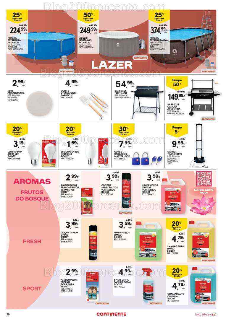 Antevisão Folheto CONTINENTE Bazar Promoções de 25 a 31 julho
