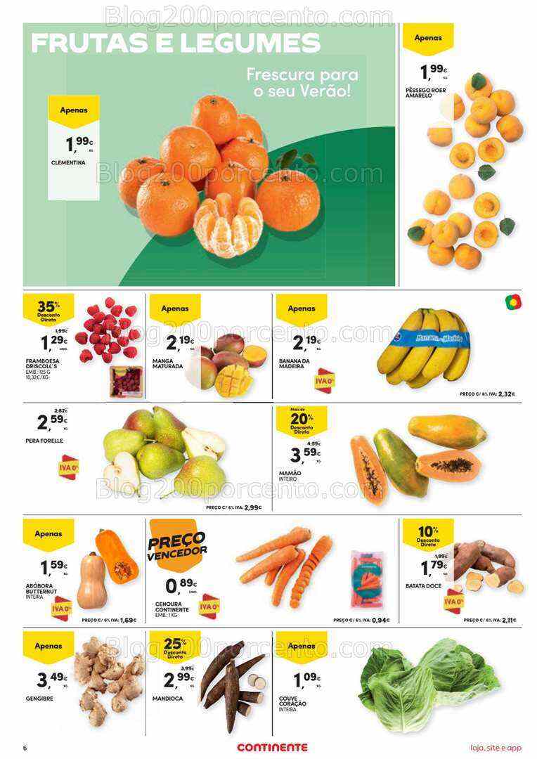 Antevisão Folheto CONTINENTE Promoções de 25 a 31 julho