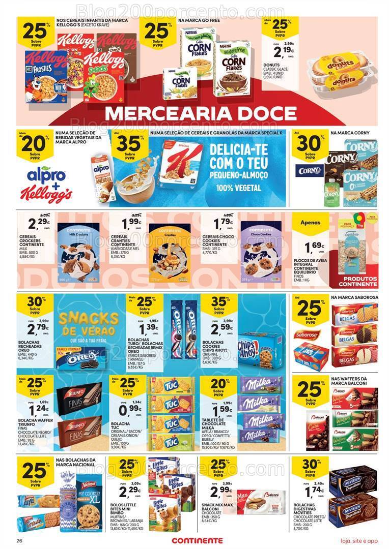 Antevisão Folheto CONTINENTE Promoções de 25 junho a 1 julho