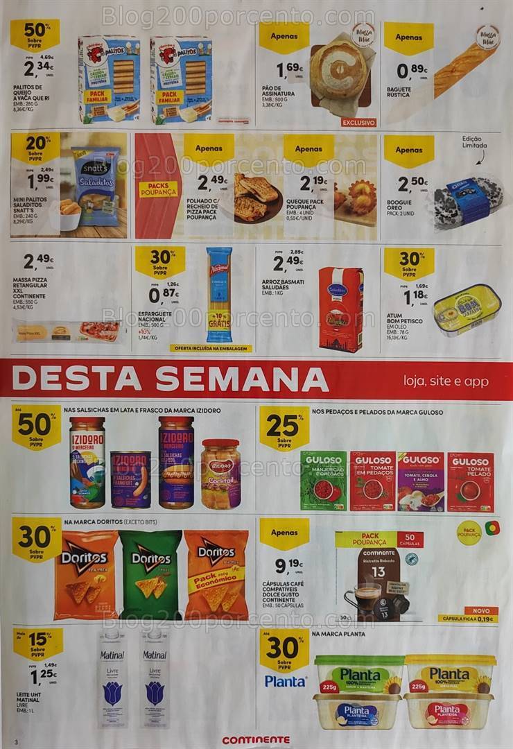 Antevisão Folheto CONTINENTE Promoções Fim de Semana de 26 a 29 abril