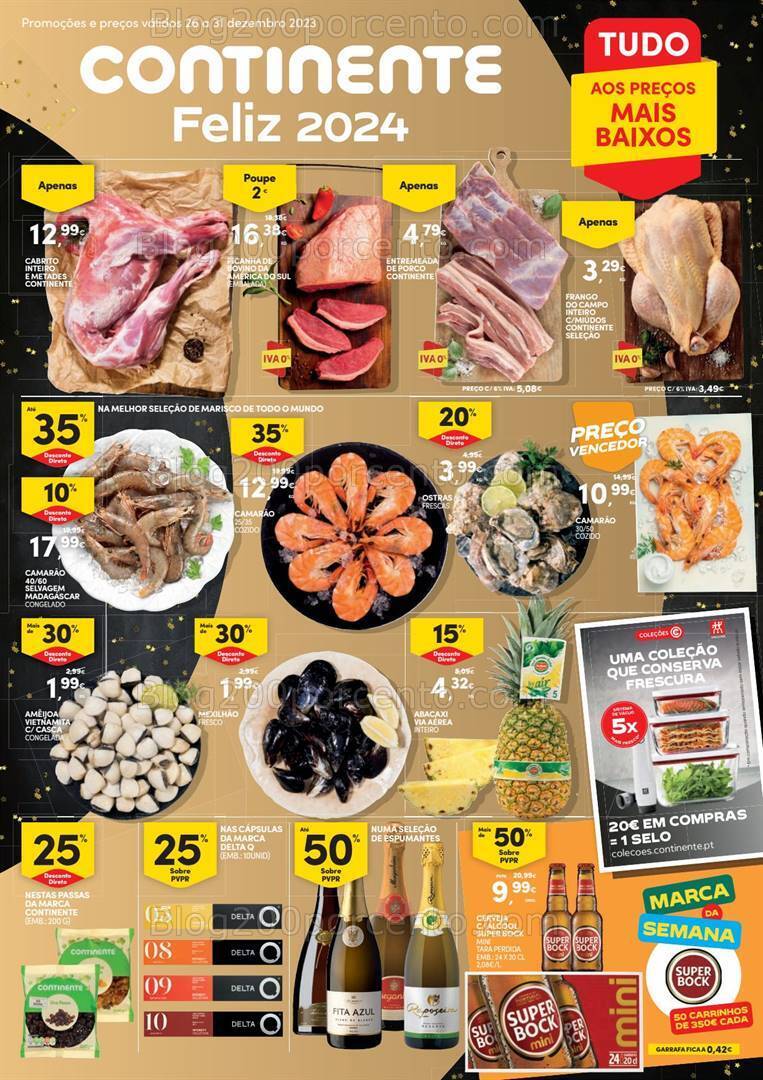 Antevisão Folheto CONTINENTE Promoções de 26 a 31 dezembro