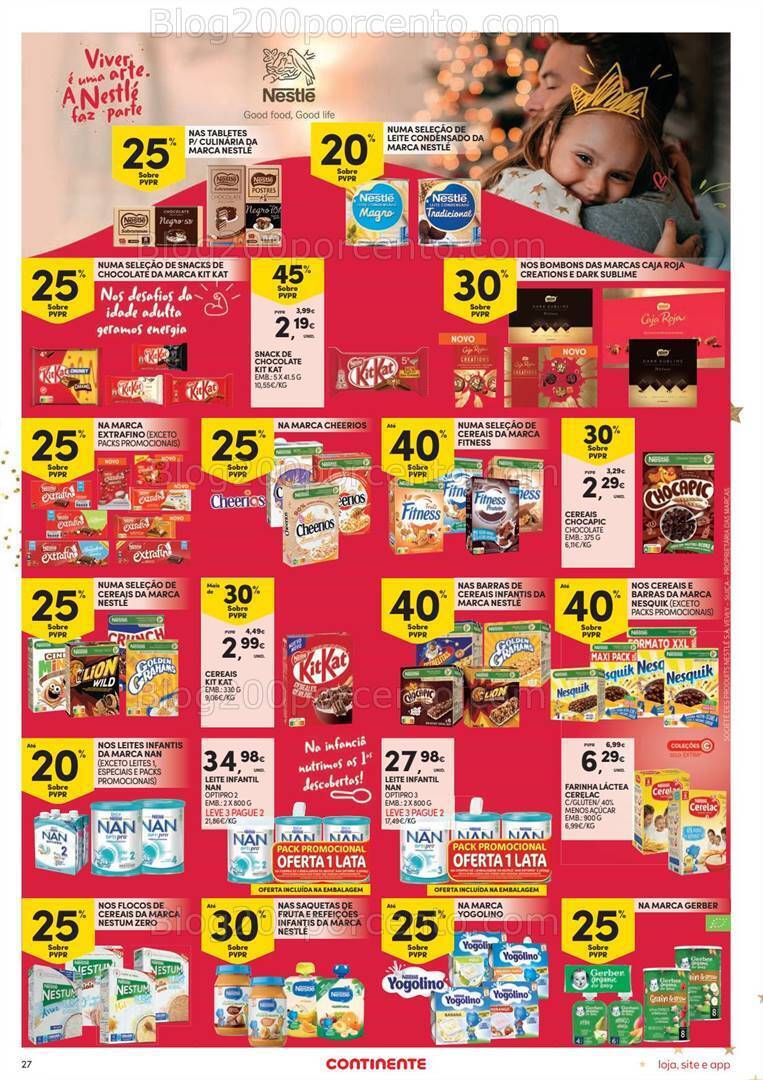 Antevisão Folheto CONTINENTE Promoções de 26 a 31 dezembro