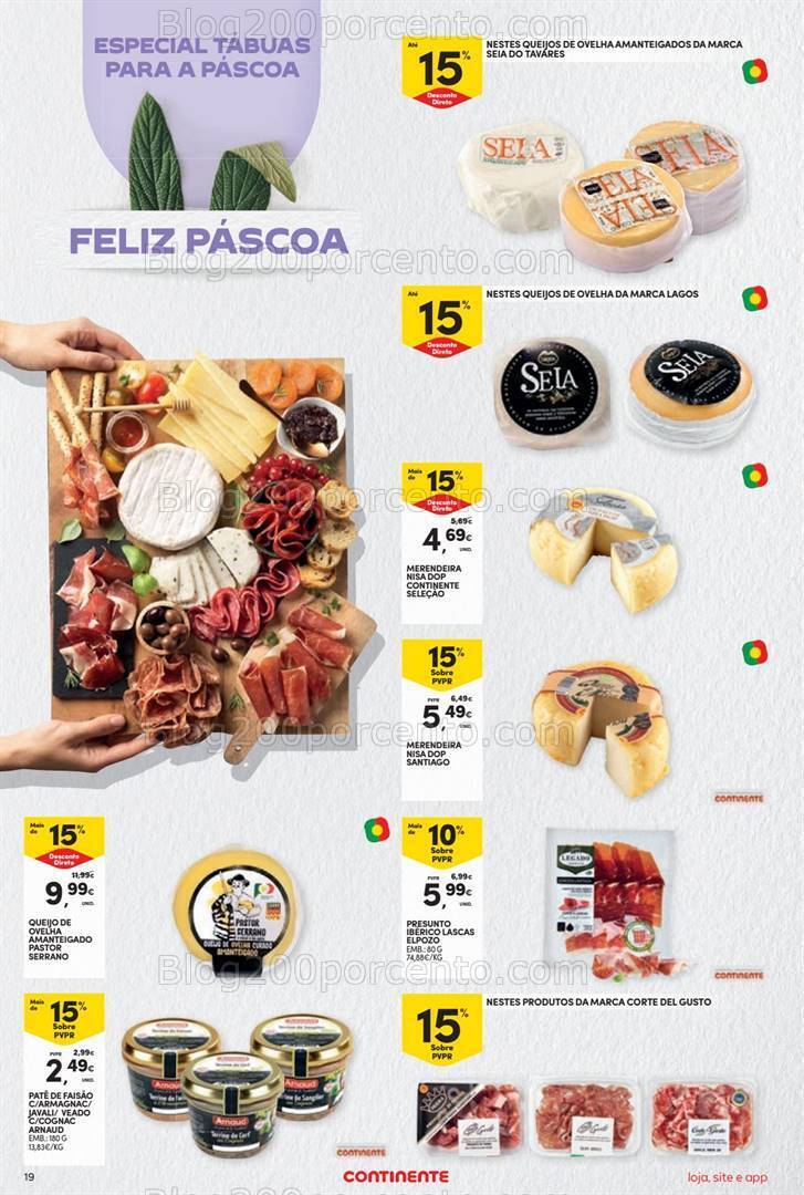 Antevisão Folheto CONTINENTE Promoções de 26 março a 1 abril