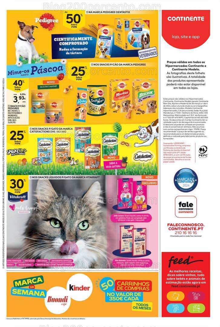 Antevisão Folheto CONTINENTE Promoções de 26 março a 1 abril