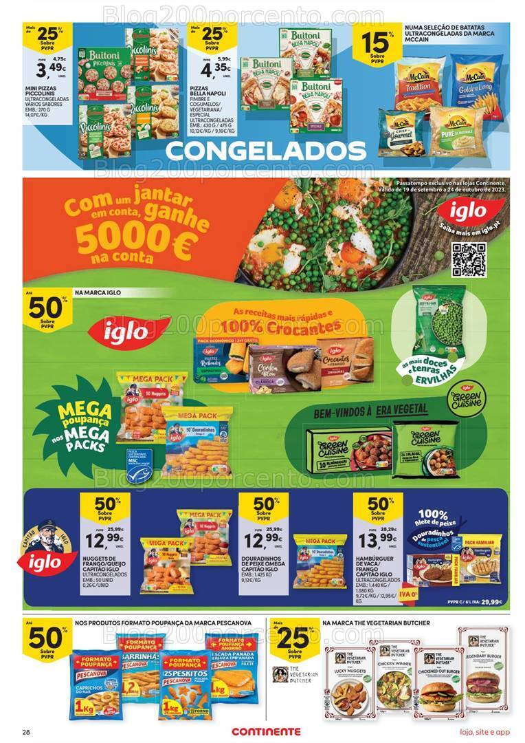 Antevisão Folheto CONTINENTE Promoções de 26 setembro a 2 outubro