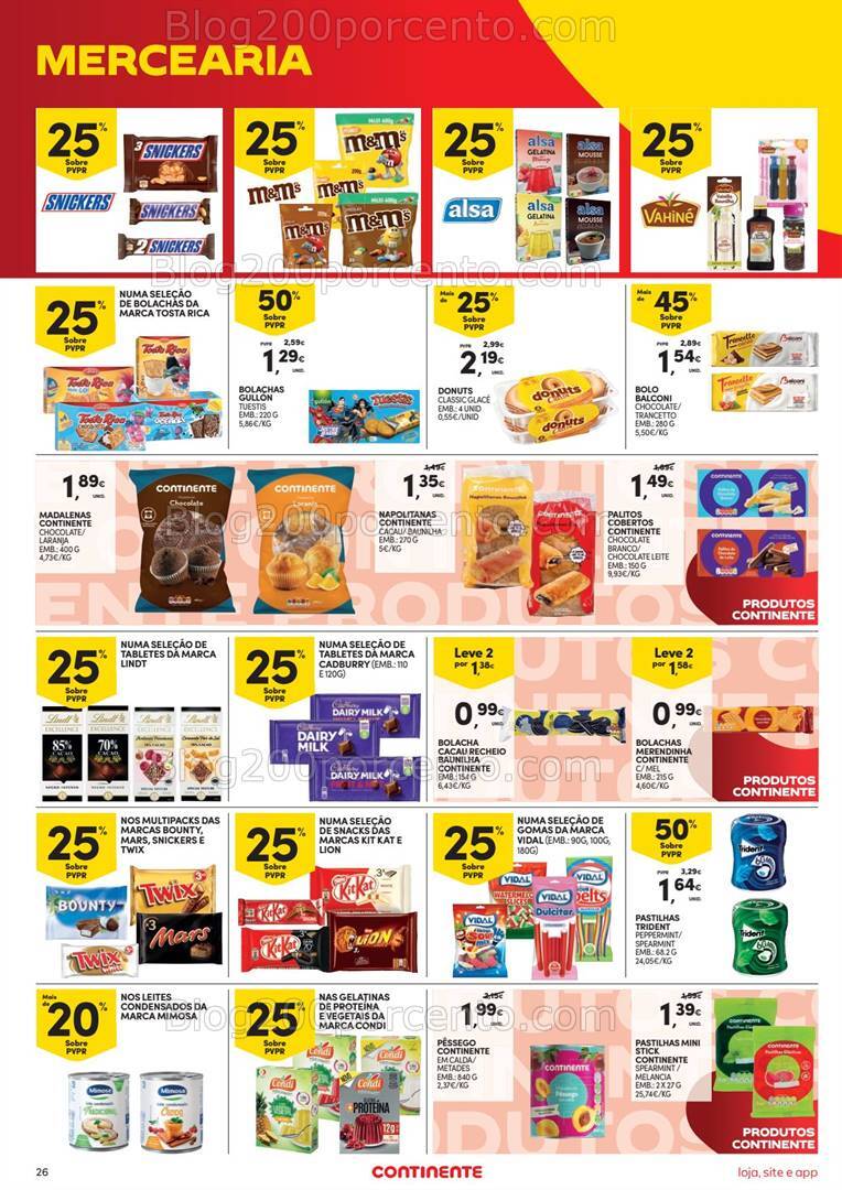 Antevisão Folheto CONTINENTE Promoções de 27 agosto a 2 setembro