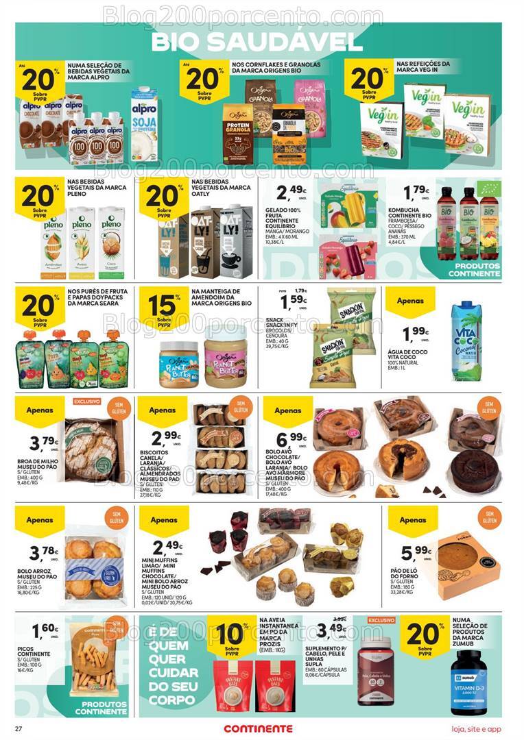 Antevisão Folheto CONTINENTE Promoções de 27 agosto a 2 setembro