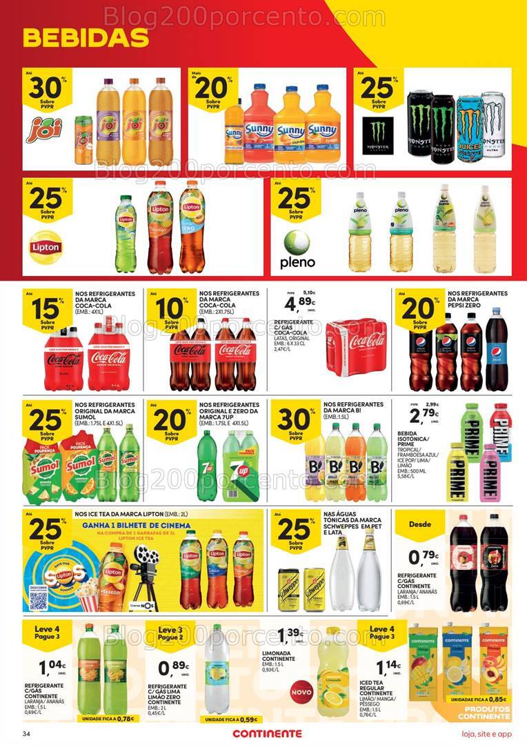 Antevisão Folheto CONTINENTE Promoções de 27 agosto a 2 setembro