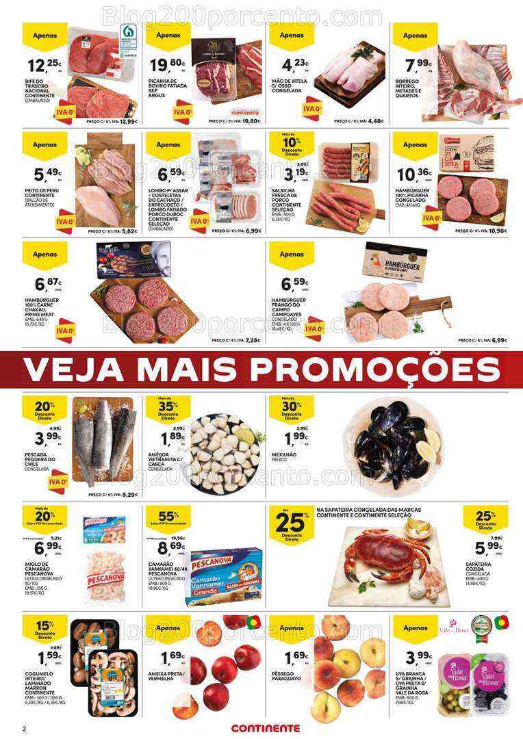 Antevisão Folheto CONTINENTE Promoções Fim de Semana - 28 a 31 julho