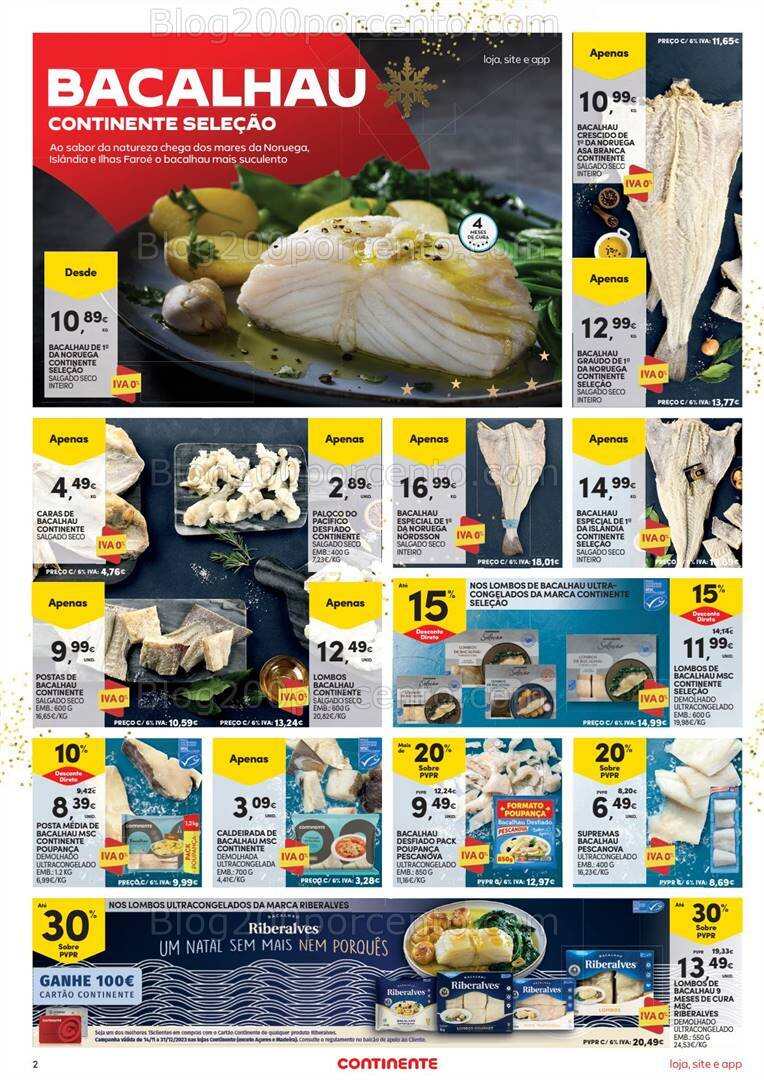 Antevisão Folheto CONTINENTE Promoções de 28 novembro a 4 dezembro