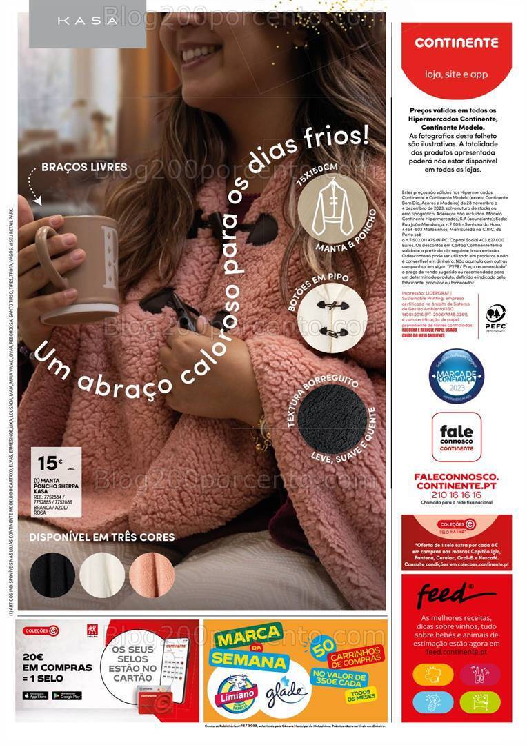 Antevisão Folheto CONTINENTE Bazar Promoções de 28 novembro a 4 dezembro