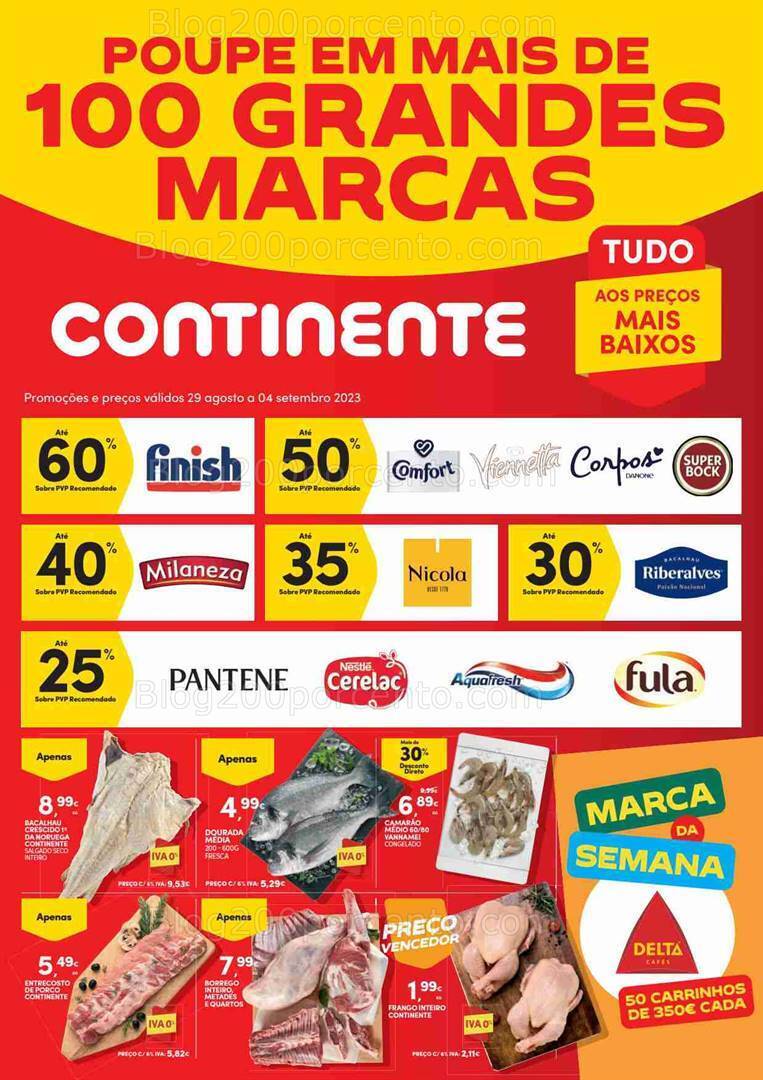 Antevisão Folheto CONTINENTE Promoções de 29 agosto a 4 setembro