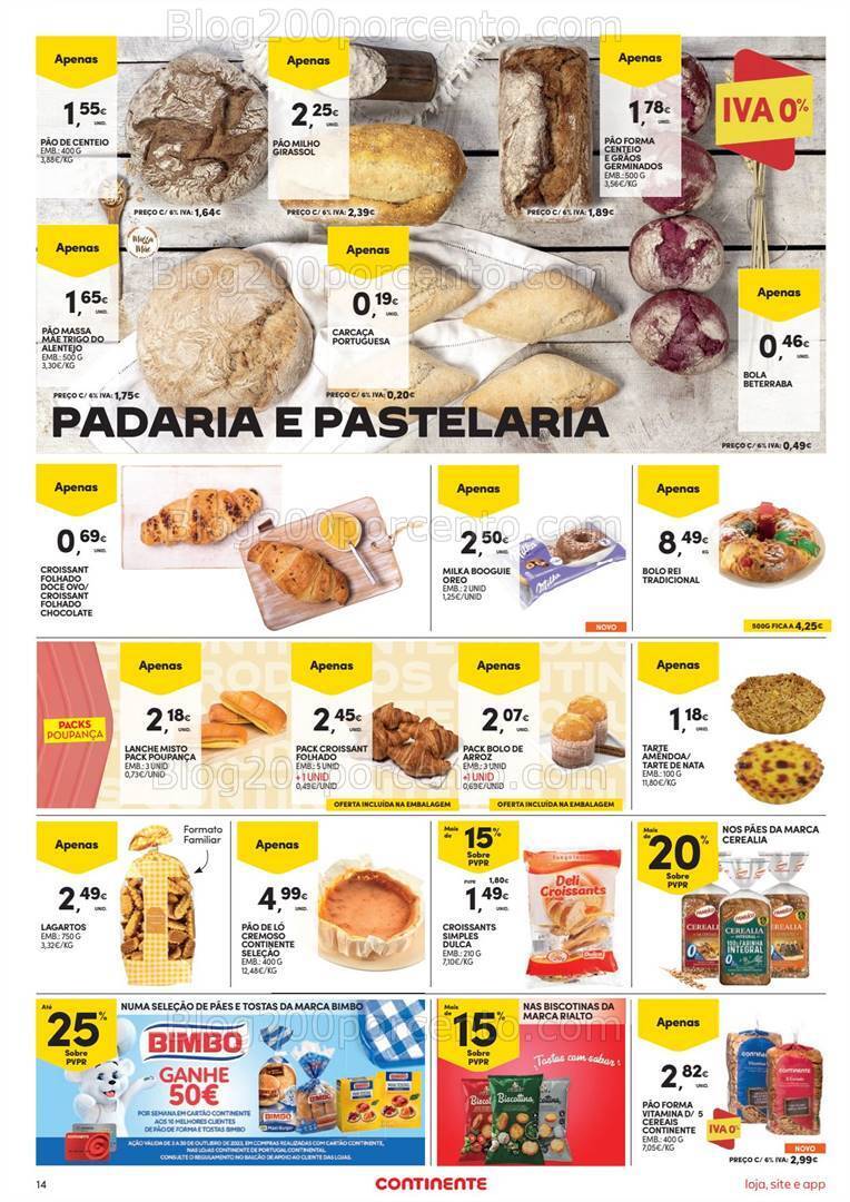 Antevisão Folheto CONTINENTE Promoções de 3 a 9 outubro