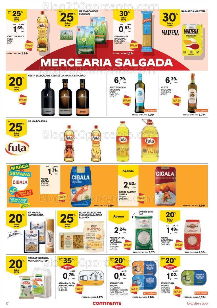 Antevisão Folheto CONTINENTE Promoções de 3 a 9 outubro