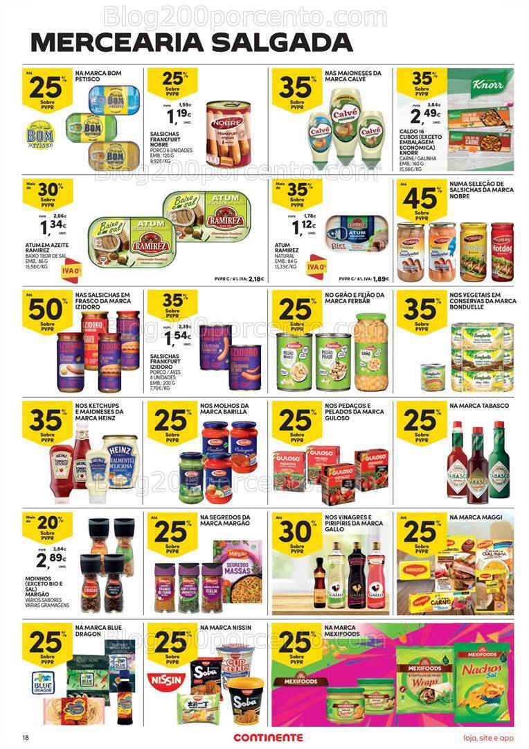 Antevisão Folheto CONTINENTE Promoções de 3 a 9 outubro
