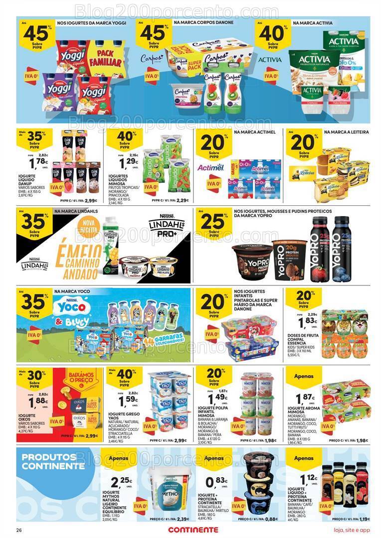 Antevisão Folheto CONTINENTE Promoções de 3 a 9 outubro