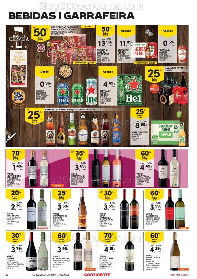 Antevisão Folheto CONTINENTE Promoções de 3 a 9 outubro