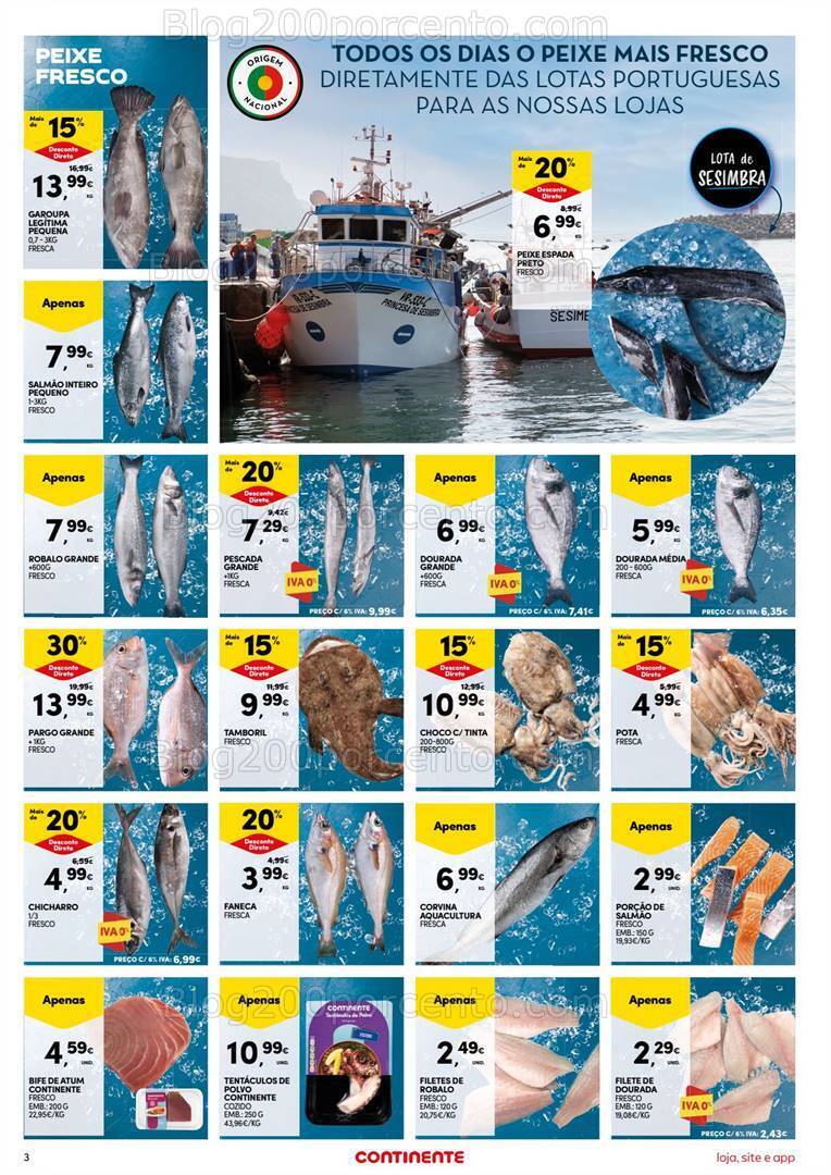 Antevisão Folheto CONTINENTE Promoções de 3 a 9 outubro