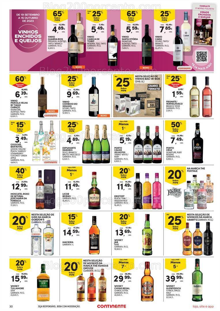 Antevisão Folheto CONTINENTE Promoções de 3 a 9 outubro