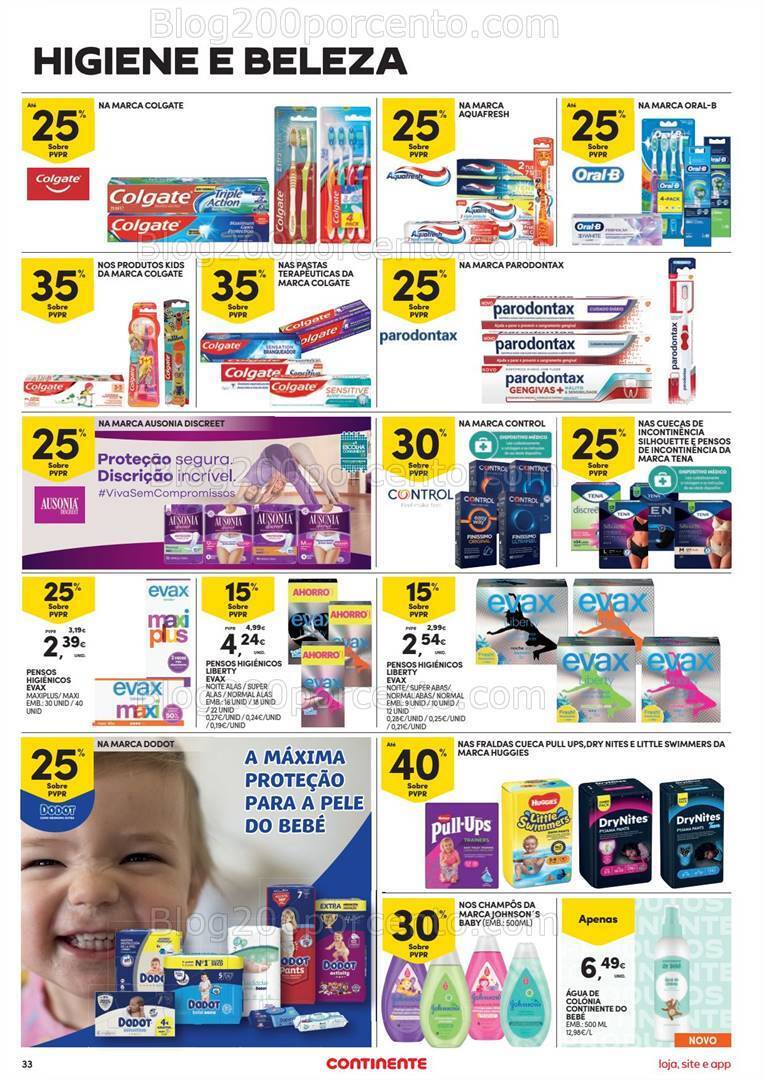 Antevisão Folheto CONTINENTE Promoções de 3 a 9 outubro