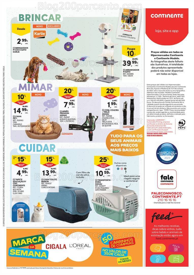 Antevisão Folheto CONTINENTE Promoções de 3 a 9 outubro