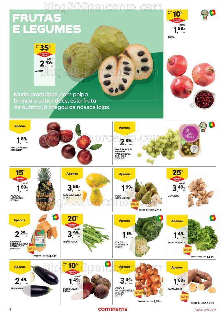 Antevisão Folheto CONTINENTE Promoções de 3 a 9 outubro