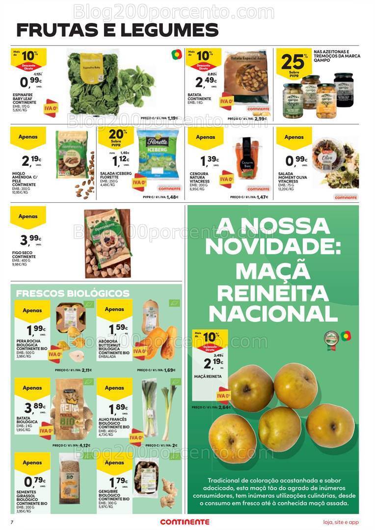 Antevisão Folheto CONTINENTE Promoções de 3 a 9 outubro