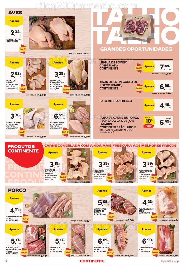 Antevisão Folheto CONTINENTE Promoções de 3 a 9 outubro