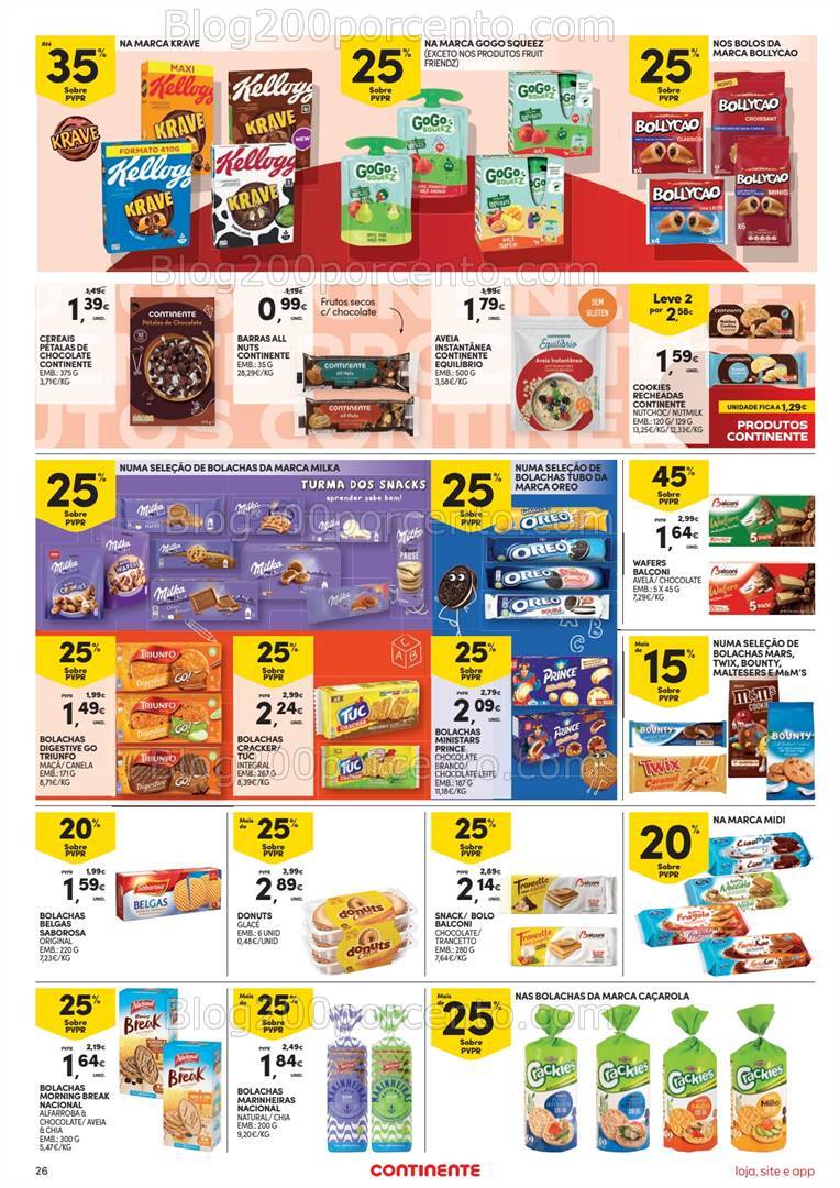 Antevisão Folheto CONTINENTE Promoções de 3 a 9 setembro